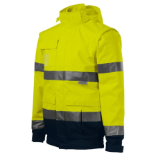 Malfini HV Guard 4 in 1 jacket unisex fluoreszkáló sárga M láthatósági ruházat