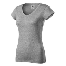 Malfini Női póló, Fit V-nyakú 162, Malfini Grey XS női póló