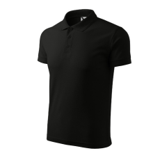 Malfini Pique Polo galléros póló férfi fekete 4XL