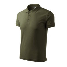 Malfini Pique Polo galléros póló férfi military XL