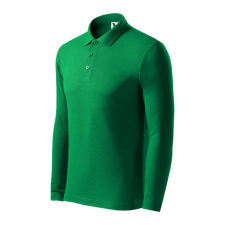 Malfini Pique Polo LS galléros póló férfi fűzöld 2XL munkaruha
