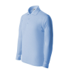 Malfini Pique Polo LS galléros póló gyerek égszínkék 146 cm/10 éves