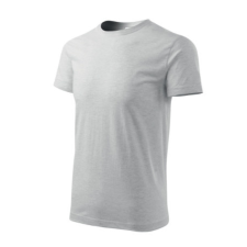 Malfini Póló férfi Basic 129 világosszürke melírozott 5XL méret munkaruha