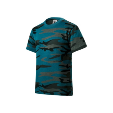 Malfini Póló gyerek Camouflage 149 camouflage petrol 146 cm/10 éves méret gyerek póló