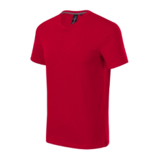 MALFINI Premium Action V-neck póló férfi F1 piros M