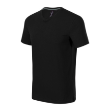 MALFINI Premium Action V-neck póló férfi fekete S munkaruha