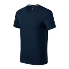 MALFINI Premium Action V-neck póló férfi tengerészkék L