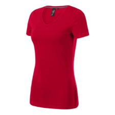 MALFINI Premium Action V-neck póló női F1 piros S munkaruha
