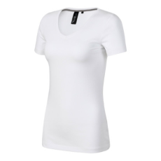 MALFINI Premium Action V-neck póló női fehér S
