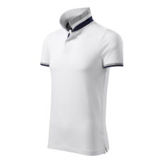 MALFINI Premium Collar Up galléros póló férfi fehér L