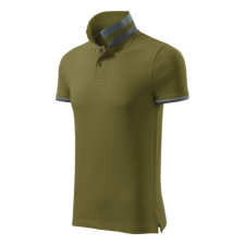 MALFINI Premium Galléros póló férfi Collar Up 256 avokádózöld XL méret munkaruha