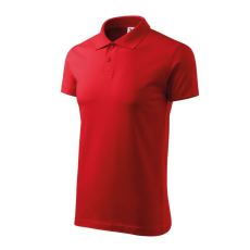 Malfini Single J. galléros póló férfi piros 2XL