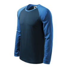 Malfini Street LS póló unisex tengerészkék M munkaruha