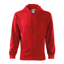Malfini Trendy Zipper felső férfi piros 3XL munkaruha