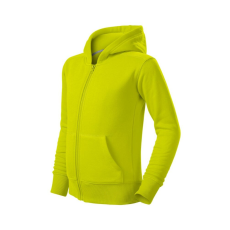 Malfini Trendy Zipper felső gyerek lime 146 cm/10 éves