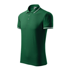 Malfini Urban galléros póló férfi dark green XL