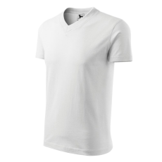Malfini V-neck póló unisex fehér L