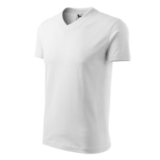 Malfini V-neck póló unisex fehér S férfi póló