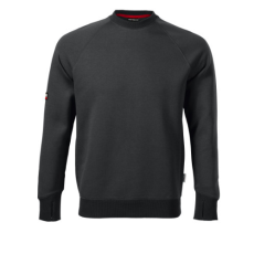 Malfini Vertex ADLW42 Férfi pulóver (ébenszürke, 4XL)