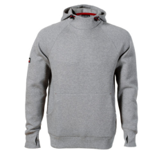 Malfini Vertex ADLW43 Kapucnis férfi pulóver (sötétszürke, 3XL)