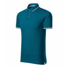 MALFINIPREMIUM 251 Malfinipremium Perfection plain férfi galléros póló petrol kék - L munkaruha