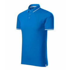 MALFINIPREMIUM 251 Malfinipremium Perfection plain férfi galléros póló snorkel kék - 2XL