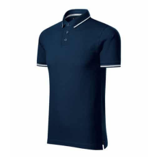 MALFINIPREMIUM 251 Malfinipremium Perfection plain férfi galléros póló tengerészkék - M