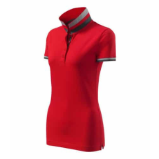 MALFINIPREMIUM 257 Malfinipremium Collar Up galléros női póló F1 piros - 2XL