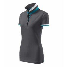 MALFINIPREMIUM 257 Malfinipremium Collar Up galléros női póló light anthracite - 2XL munkaruha