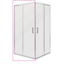  MALIBU SQ 100 ELEMENT zuhanyajtó kád, zuhanykabin