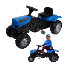 Malis XXL kék pedálos traktor lábbal hajtható járgány