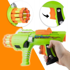 Malplay AirBlaster habszivacs kilövő pisztoly töltényekkel katonásdi