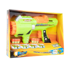  Malplay AirBlaster habszivacs kilövő pisztoly töltényekkel katonásdi