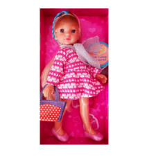 MalPlay Baby Reina baba rózsaszín-fehér ruhával, MalPlay, 24 cm baba