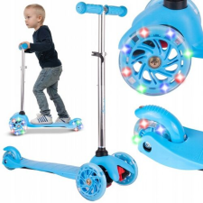 Maltec Világító LED-es 3 kerekű összecsukható roller, gyerekeknek, 50 kg teherbírással roller