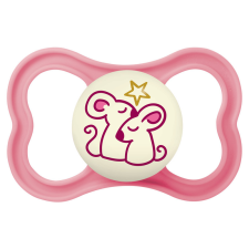 Mam Air Night szilikon nyugtató cumi 16+ hónap - Rózsaszín Egérke cumi