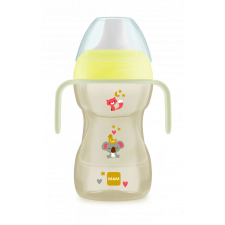 Mam Fun to Drink Cup Night tanulópohár 270ml 8+ - fehér/sárga itatópohár