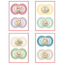  MAM játszócumi Original Night szilikon 16hó dupla cumi