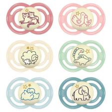 Mam Játszócumi Perfect night, Világítós, megújult! szilikon lapított (méret: 3) 16+ hó cumi