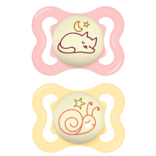 Mam MAM Supreme Night cumi DUPLA 0+ hónap lány cumi