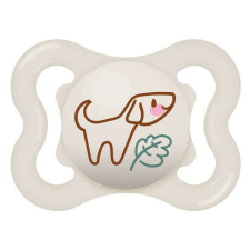  MAM Mini Air szilikon nyugtató cumi 0+ hó - Bézs kutyus cumi