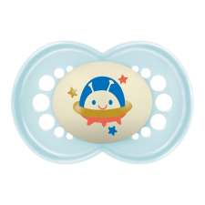 Mam Original Night szilikon nyugtató cumi 6+ hónap - Világoskék Űrlény cumi