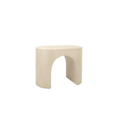  MaMaison Icaro Mangófa Kisasztal Bézs Ívelt Dizájn bútor