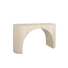  MaMaison Icaro Mangófa Konzolasztal Bézs Íves bútor