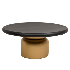  MaMaison Leonardo Dohányzóasztal Mangófa Fekete-Arany bútor