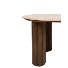  MaMaison Ragno Étkezőasztal Márvány-Mangófa Bézs-Barna bútor