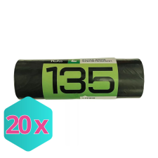  Mamuth szemeteszsák extra erős, 135L, 110x70cm, 10db/tekercs KARTON - 20 db tisztító- és takarítószer, higiénia