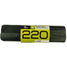 Mamuth szemeteszsák extra erős, 220L, 120x100cm, 5db/tekercs (10tekercs/karton) tisztító- és takarítószer, higiénia