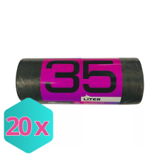  Mamuth szemeteszsák extra erős, 35L, 60x50cm, 20db/tekercs KARTON - 20 db tisztító- és takarítószer, higiénia