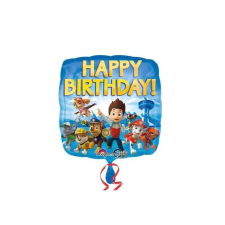 Mancs őrjárat Mancs Őrjárat fólia lufi happy 43cm party kellék